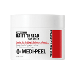 Крем за грижа против бръчки на шията с колаген и пептиди Medi-Peel Premium Naite Thread Neck Cream 2.0 100 ml