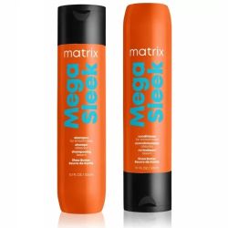 Изглаждащ комплект от шампоан и балсам Matrix Total Results Mega Sleek 2х300мл
