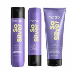 Комплект за неутрализиране на жълти оттенъци при руси коси Matrix Total Results So Silver Kit 
