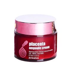 Регенериращ крем за лице с плацента ниацинамид и аденозин Jigott Zenzia Placenta Ampoule Cream 70 ml
