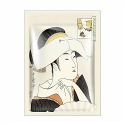 Подмладяваща маска за лице с хиалуронова киселина и Lithospermum Mitomo UKIYO-E Hyaluronic Acid + Lithospermum Facial Essence Mask