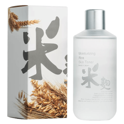 Овлажняващ и озаряващ тоник с оризови трици и галактомицес (GFF), Mitomo Moisturizing Rice Bran Skin Toner 250 ml
