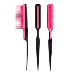 Гребен за тупиране и оформяне за всеки тип коса Tangle Teezer BACK COMBING BLACK/PINK