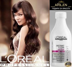 Шампоан против пърхот за боядисана коса Loreal Professionnel Instant Clear Nutrive 300 мл.
