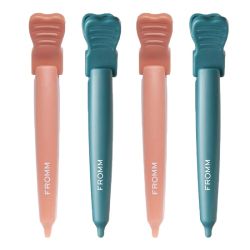 Щипки за фиксация и стилизиране на коса Fromm Soft Matte Gator Clips 4-pack - pink/blue