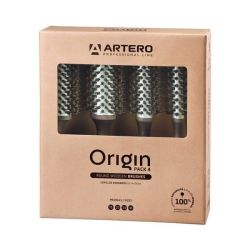 Комплект от 4бр. професионална четка за коса с естествен косъм Artero Origin 