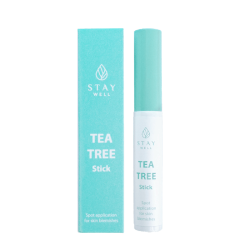 SOS веган стик за проблемна кожа на лицето с чаено дърво Stay Well Vegan Tea Tree Stick 8 ml