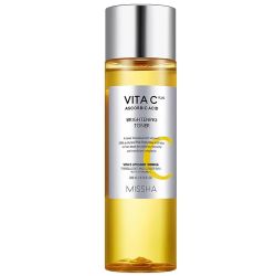 Тонер с 99% витамин C и PHA за изравнява тена, еластичност и стегнатост Missha Vita C Plus Brightening Toner 200ml