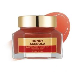 Подмладяваща нощна маска за лице с мед и ацерола Holika Holika Honey Sleeping Pack (Acerola) 90 ml
