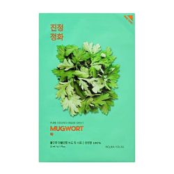 Успокояваща лист маска за лице с пелин Holika Holika Pure Essence Mask Sheet – Mugwort 23 ml