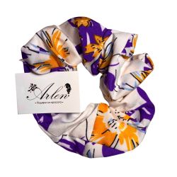 Шарено скрънчи ластик за коса Arlen.bg Scrunchie - различни цветове