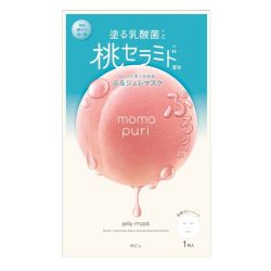 Хидратираща гел лист маска за подхранена и еластична кожа Momopuri Jelly Mask 22ml