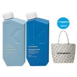 Комплект за възстановяване на увредена коса с подарък Kevin Murphy Repair-Me Summer Tote Deal 