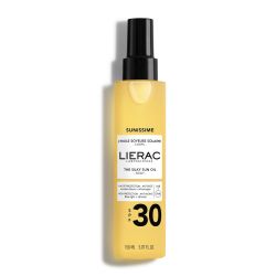 Слънцезащитно олио за тяло с анти-ейдж ефект и SPF30 Lierac Sunissime The Silky Sun Oil 150ml