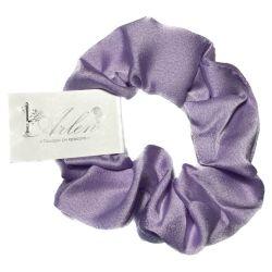 Сатенено скрънчи ластик за коса лилаво Arlen.bg Scrunchie