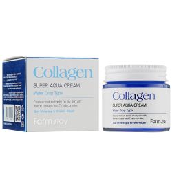 Овлажняващ крем за лице с колаген FarmStay Collagen Super Aqua Cream 80ml