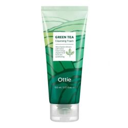 Почистваща пяна за лице със зелен чай Ottie Green Tea Cleansing Foam 150ml