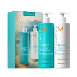 Комплект за изглаждане на недисциплинирана коса с арганово масло Moroccanoil Frizz Control KIT DUO 2x500ml 