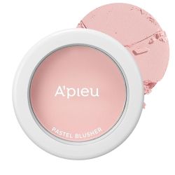 Прахообразен руж за розови и естествено изглеждащи бузки A'PIEU Pastel Blusher 4.5g
