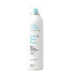Неаерозолен лак за коса с млечни протеини и UV филтри milk_shake Eco Strong Hairspray 250 ml