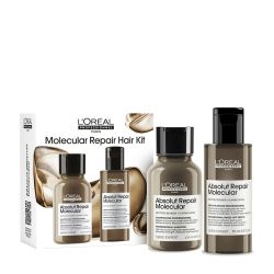 Комплект за път от шампоан и серум за увредена плътна коса Loreal Professionnel Absolut Repair Molecular Discovery Set Mini Duo 