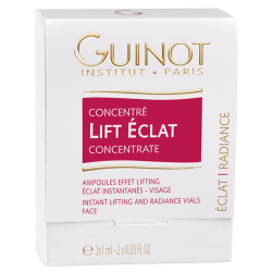 Ампули за моментален блясък и лифтинг ефект Guinot Institut Paris Concentre Lift Éclat 2x1 ml