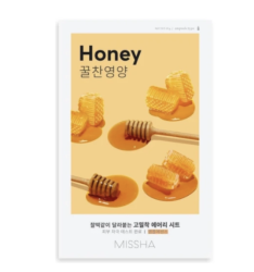 Шийт маска за лице с мед за хидратация MISSHA Airy Fit Sheet Mask Honey 19 ml