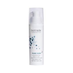 Озаряващ нощен флуид за мазна и акнеична кожа BIOTRADE Pure Skin Brightening Night Fluid 30ml