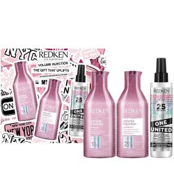 Грижа за незабавен обем при фина и тънка коса в лимитирана кутия Redken Volume Injection Kit 2025