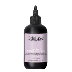 Неутрализиращ флуид за жълти и медни оттенъци 3Deluxe Professional Instant Cool Blonde Fluid 250ml