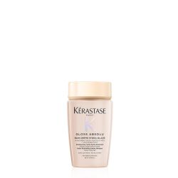 Гланциращ крем шампоан за плътна непокорна коса Kerastase Gloss Absolu Bain Creme Hydra-Glaze Shampoo Travel Size 80ml