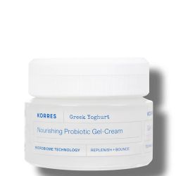 Хидратиращ гел-крем за лице с йогурт за нормална към суха кожа Korres Greek Yoghurt Nourishing Probiotic Gel-Cream 40ml