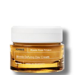 Дневен крем против първи бръчки и загуба на еластичност Korres Black Pine Primus Wrinkle Defying Day Cream 40ml
