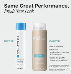 Дълбокопочистващ шампоан за всеки тип коса Paul Mitchell Shampoo Two 300ml