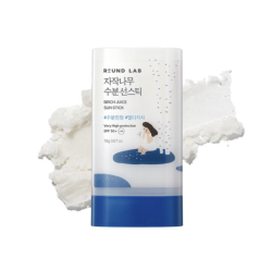 Слънцезащитен стик за лице с брезов сок ROUND LAB Birch Juice Moisturizing Sun Stick SPF 50+ PA++++ 19 g