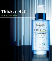 Серум за плътност на дължините на косата, обогатен с молекула INTRA CYLANE - – L`Oreal professionnel Serioxyl Thick Hair 90мл.