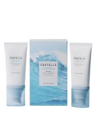 Комплект Дуо слънцезащитен серум SPF50+ PA++++ с Азиатска центела и хиалуронова киселина Skin1004 Madagascar Centella Hyalu-Cica Water-fit Sun Serum 2X50ml