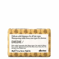 Нежен твърд шампоан за ежедневна употреба за всички типове коса Davines Essential Haircare DEDE Solid Shampoo 100g