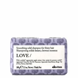 Твърд изглаждащ шампоан против фриз за груба и непокорна коса Davines Essential Haircare LOVE SMOOTHING Solid Shampoo 100g