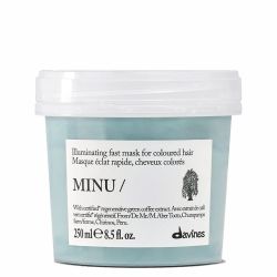 Озаряваща маска за коса против накъсване и изблeдняване на цвета Davines Essential Haircare MINU Mask 250ml