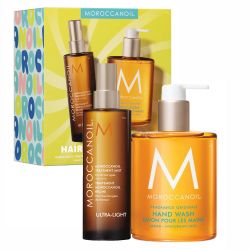 Комплект за коса и ръце с арганово масло Moroccanoil Hair & Hand Heroes Set Mist
