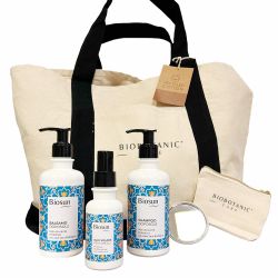 Летен комплект за защита и възстановяване на косата след слънце Biobotanic Care Biosun Gift Set