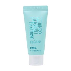 Почистваща пяна за лице със зелен чай и хиалуронова киселина Ottie Green Tea Hyalu Cleansing Foam 120ml