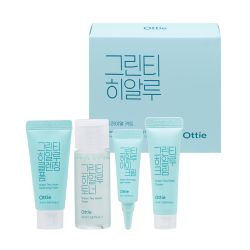 Мини комплект за хидратираща грижа със зелен чай Ottie Green Tea Hyalu Trial Kit 4 части
