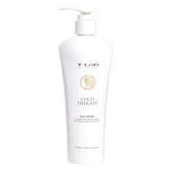 Интензивно възстановяваща маска за суха и увредена коса T-LAB Professional Coco Therapy Coco Therapy Duo Mask 300ml