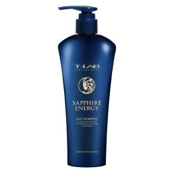 Укрепващ шампоан против накъсване за слаба и изтощена коса T-LAB Professional Sapphire Energy Duo Shampoo 300ml