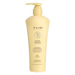 Укрепващ пептиден шампоан за слаба и изтъняваща коса T-LAB Professional Root Power Re-Growth Peptide Shampoo 300ml