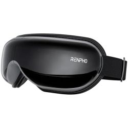 Масажор за очи с 5 масажни режима, Bluetooth музика, черен RENPHO Eyeris 1