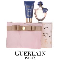 Дамски комплект Guerlain Shalimar Parfum Initial EDP 100 ml + лосион за тяло 75 ml + несесер