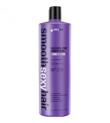 Балсам за суха и изтощена коса Smooth Sexy Hair Sulfate-Free Smoothing Conditioner 1л